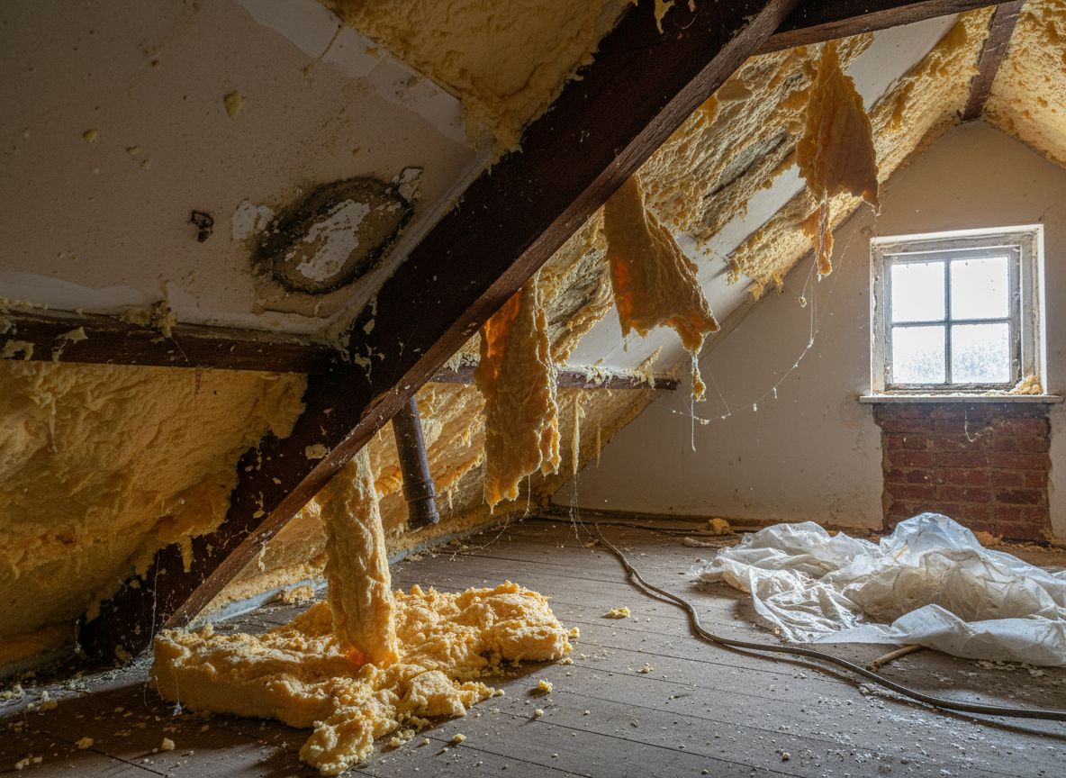 How to Identify Failing Spray Foam in Shropshire Properties