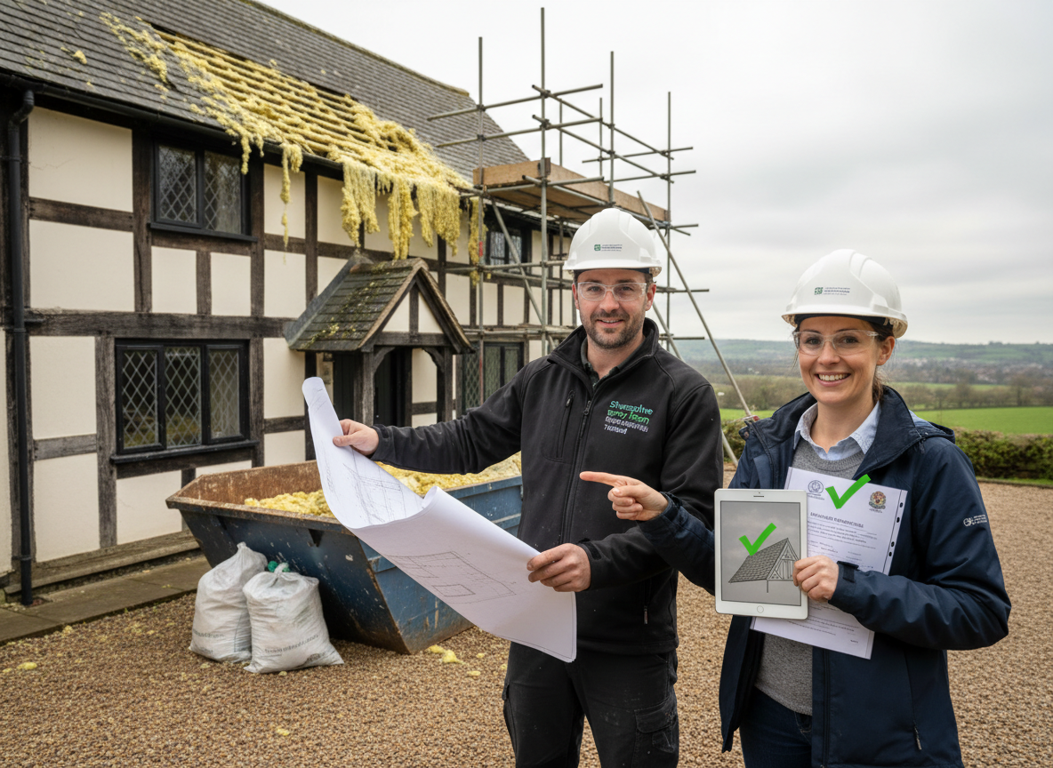 Planning Permission and Spray Foam Removal in Shropshire