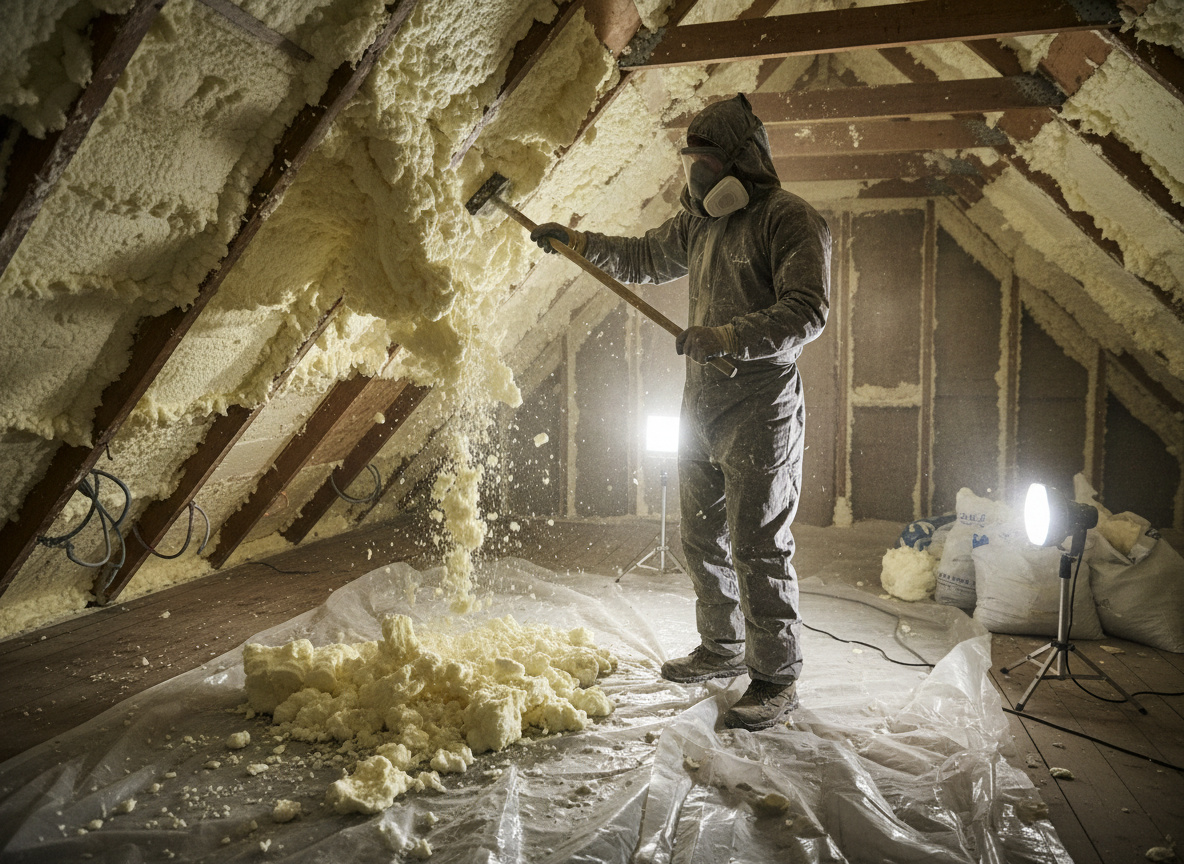 Spray Foam Removal near me in Telford